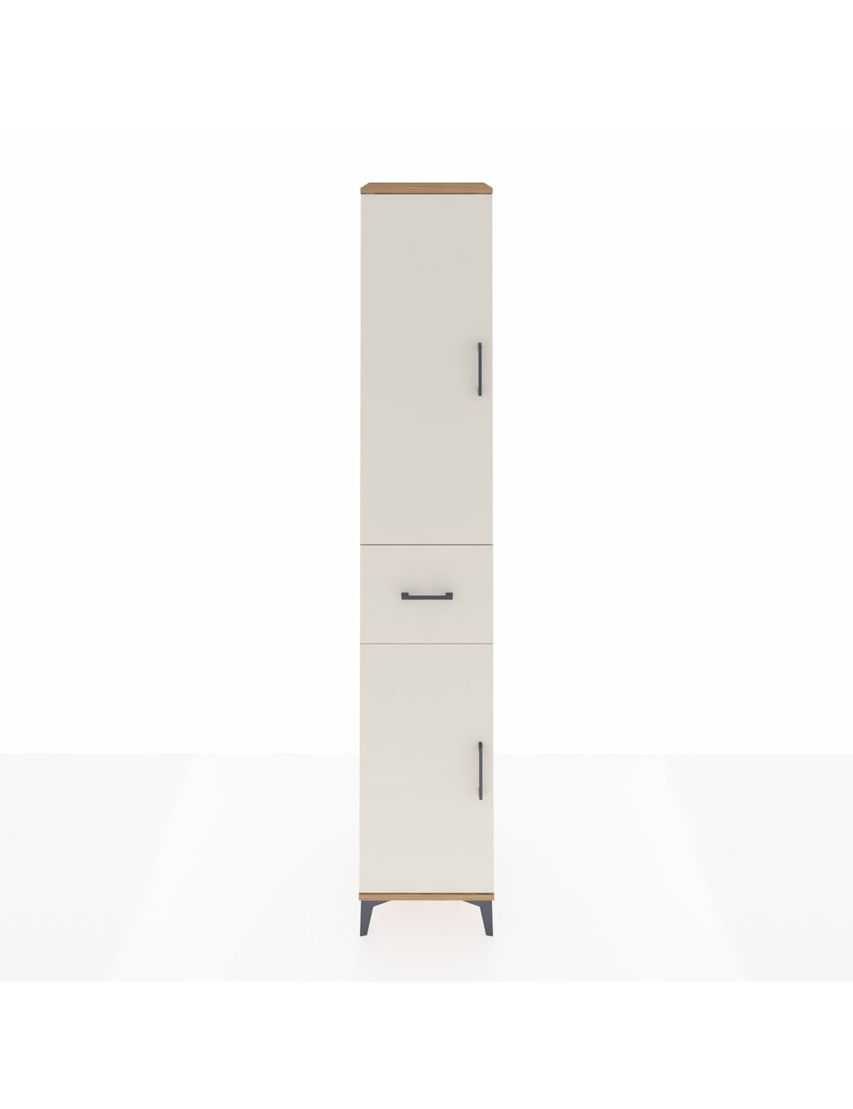 Hyperion Dolap 6 Raflı Tek Çekmeceli 2 Kapaklı 44x44x243 Çam-Aytaşı