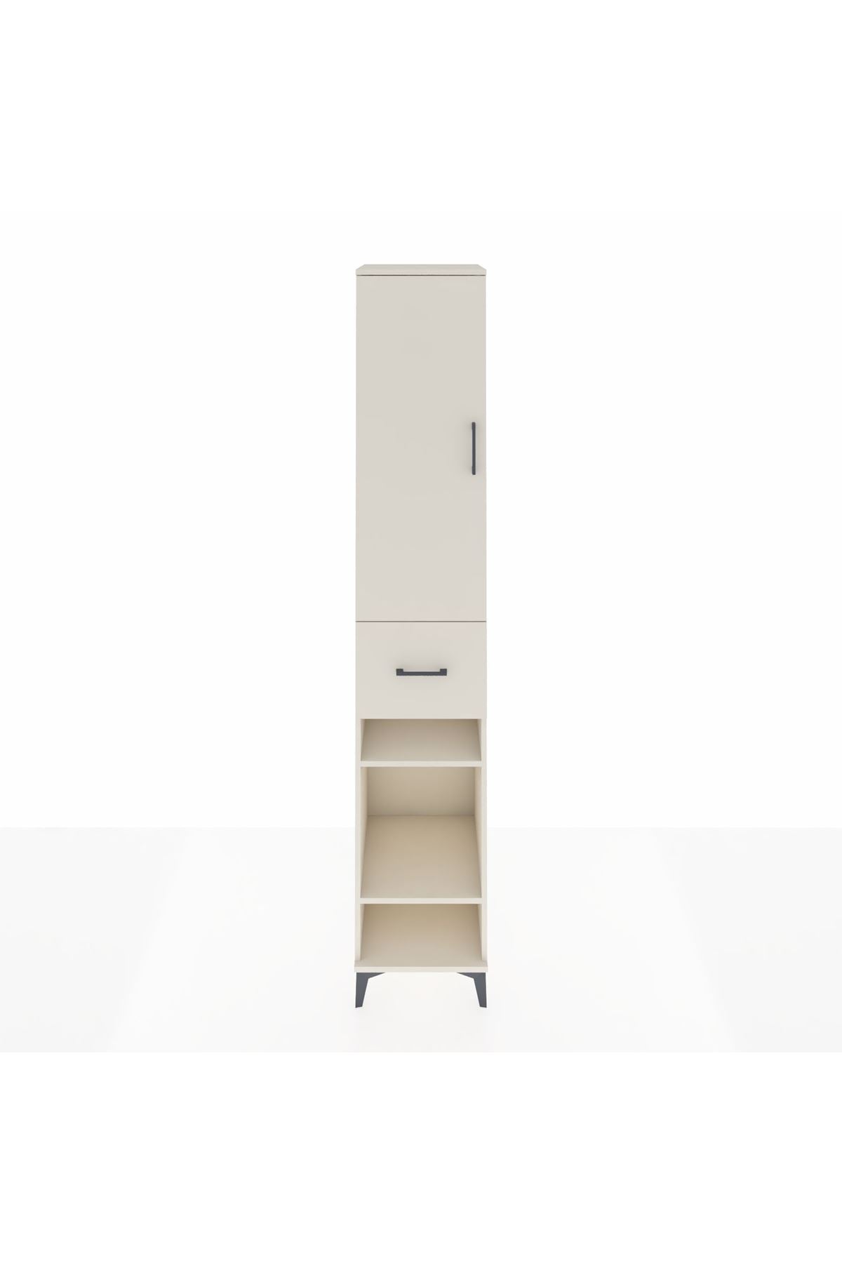 Hyperion Dolap 6 Raflı Tek Çekmeceli Tek Kapaklı 44x44x243 Aytaşı-Aytaşı