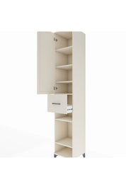 Hyperion Dolap 6 Raflı Tek Çekmeceli Tek Kapaklı 44x44x243 Aytaşı-Aytaşı