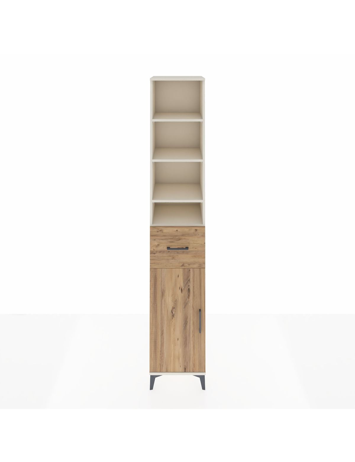 Hyperion Dolap 6 Raflı Tek Çekmeceli Tek Kapaklı 44x44x243 Aytaşı-Çam