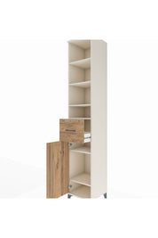 Hyperion Dolap 6 Raflı Tek Çekmeceli Tek Kapaklı 44x44x243 Aytaşı-Çam