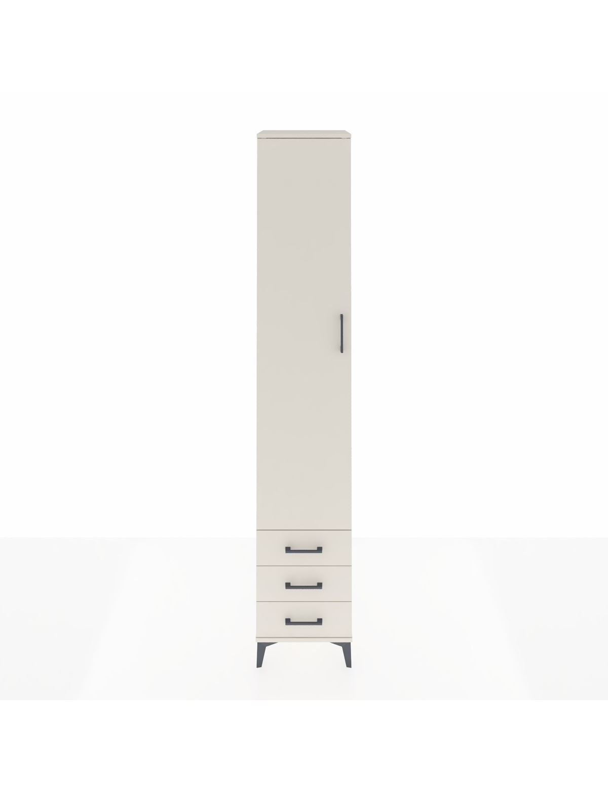 Hyperion Dolap 5 Raflı 3 Çekmeceli Tek Kapaklı 44x44x243 Aytaşı-Aytaşı