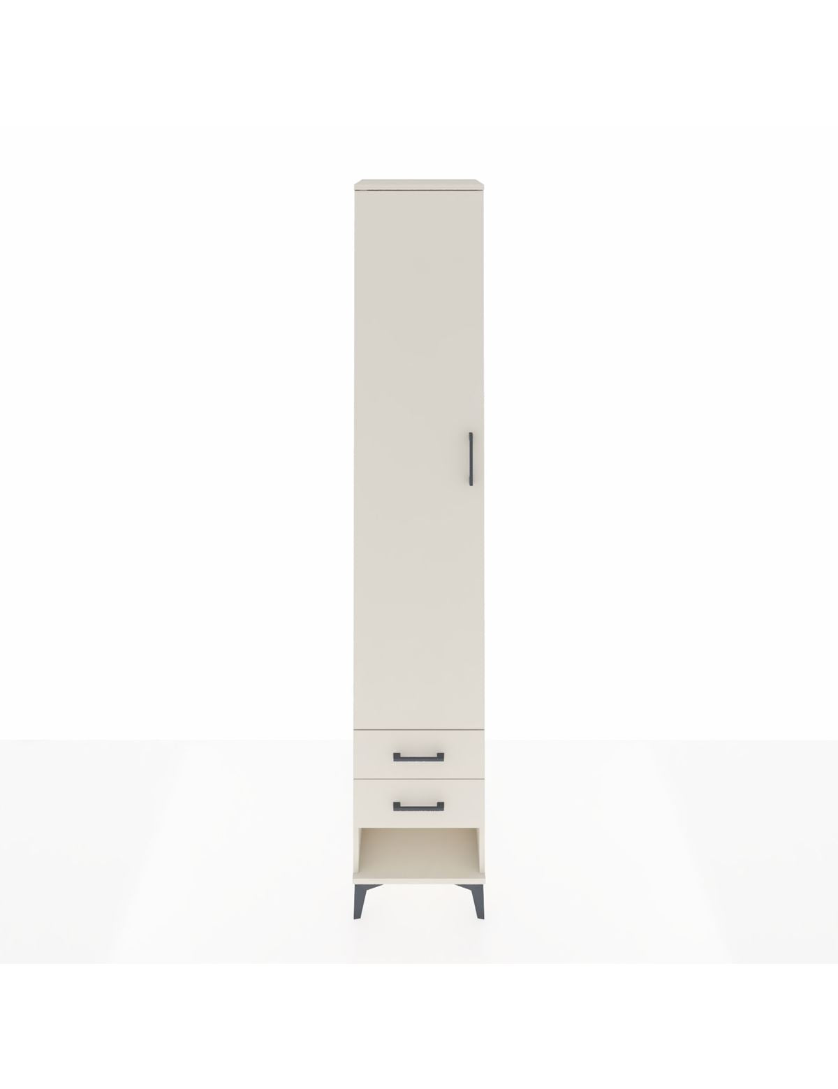 Hyperion Dolap 3 Raflı 2 Çekmeceli Tek Askılı 44x44x243 Aytaşı-Aytaşı