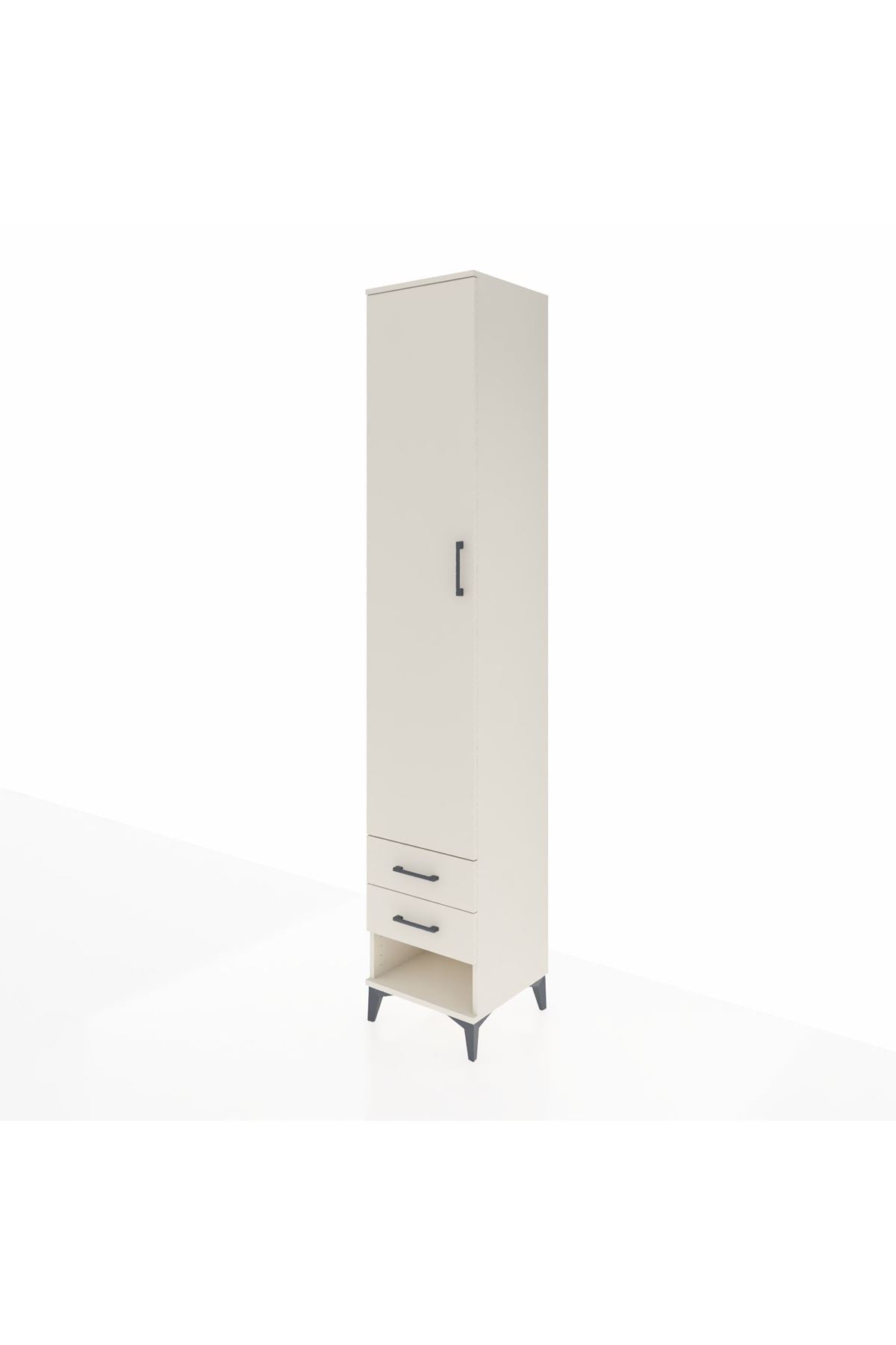 Hyperion Dolap 3 Raflı 2 Çekmeceli Tek Askılı 44x44x243 Aytaşı-Aytaşı