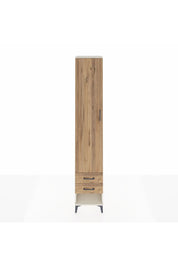 Hyperion Dolap 3 Raflı 2 Çekmeceli Tek Askılı 44x44x243 Aytaşı-Çam