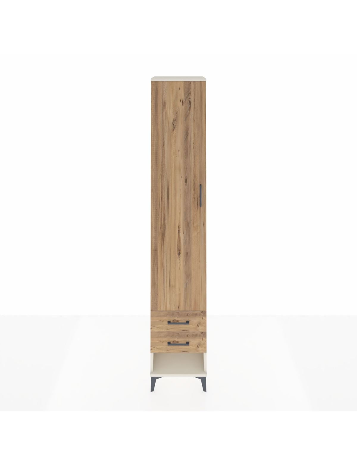 Hyperion Dolap 5 Raflı 2 Çekmeceli Tek Kapaklı 44x44x243 Aytaşı-Çam