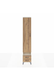 Hyperion Dolap 4 Raflı 2 Çekmeceli Tek Askılı 44x44x243 Aytaşı-Çam