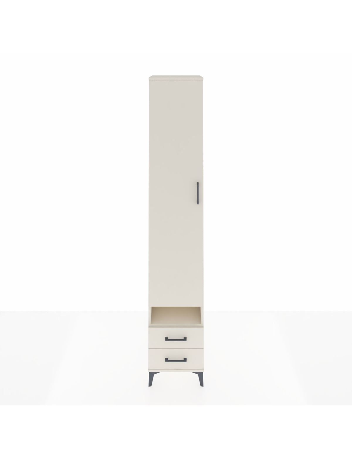 Hyperion Dolap 6 Raflı 2 Çekmeceli Tek Kapaklı 44x44x243 Aytaşı-Aytaşı