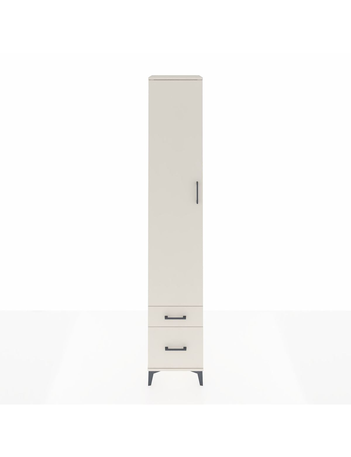 Hyperion Dolap 3 Raflı 2 Çekmeceli Tek Askılı 44x44x243 Aytaşı-Aytaşı