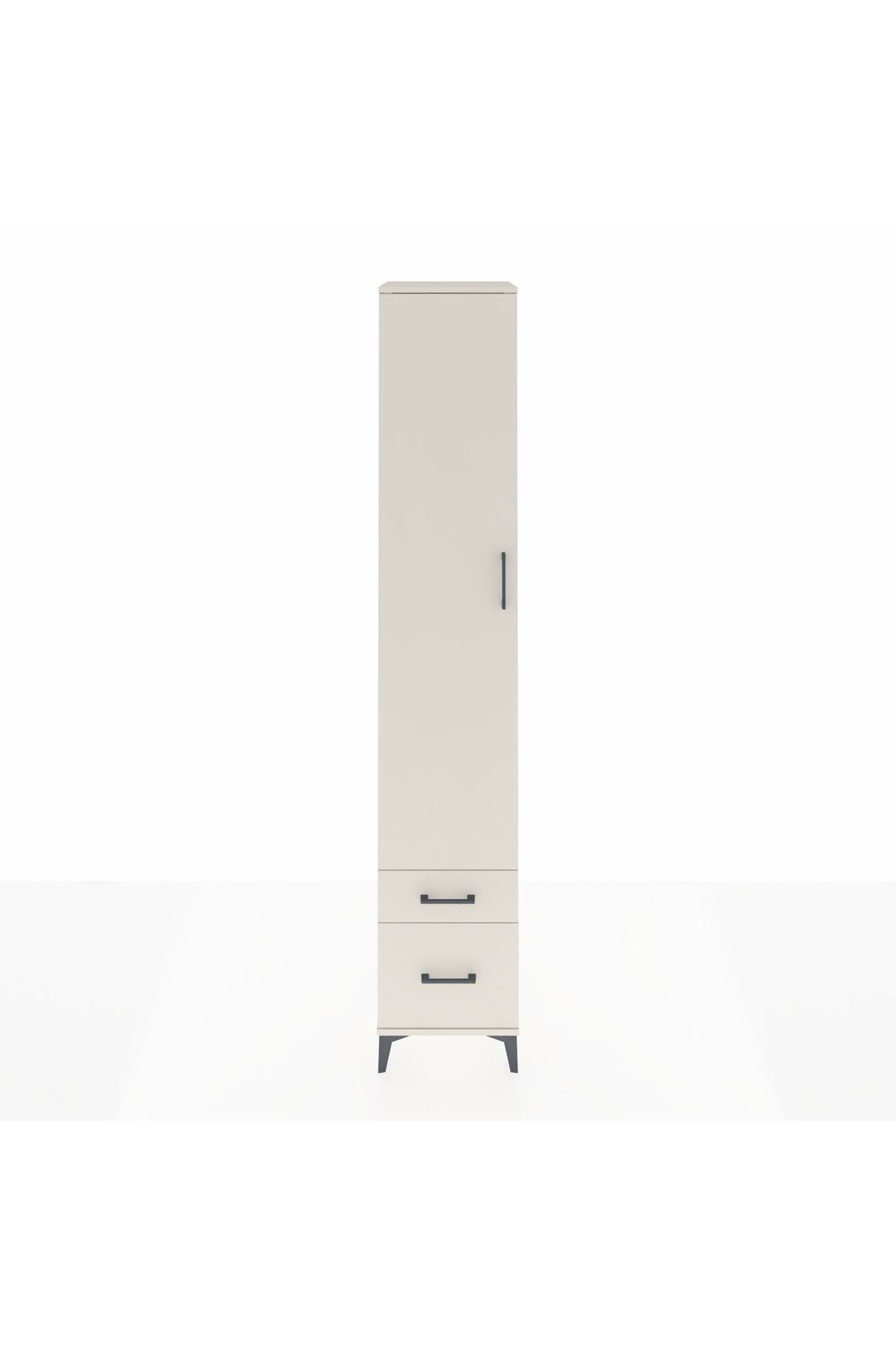 Hyperion Dolap 3 Raflı 2 Çekmeceli Tek Askılı 44x44x243 Aytaşı-Aytaşı