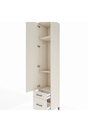 Hyperion Dolap 3 Raflı 2 Çekmeceli Tek Askılı 44x44x243 Aytaşı-Aytaşı