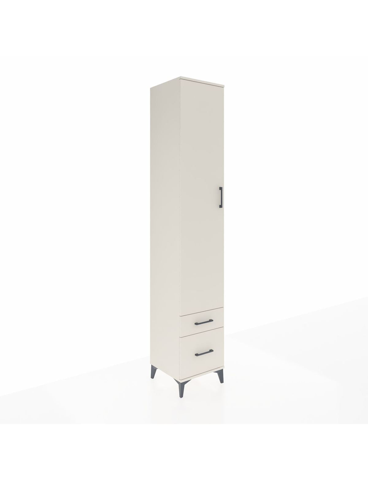 Hyperion Dolap 5 Raflı 2 Çekmeceli Tek Kapaklı 44x44x243 Aytaşı-Aytaşı