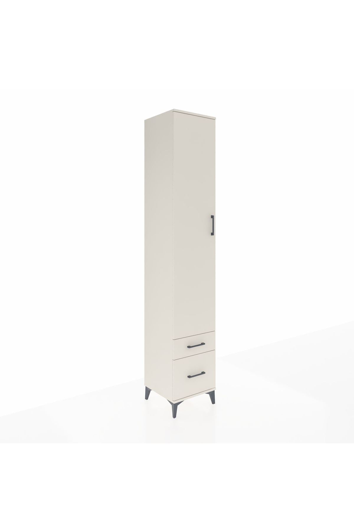 Hyperion Dolap 5 Raflı 2 Çekmeceli Tek Kapaklı 44x44x243 Aytaşı-Aytaşı