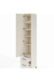 Hyperion Dolap 5 Raflı 2 Çekmeceli Tek Kapaklı 44x44x243 Aytaşı-Aytaşı