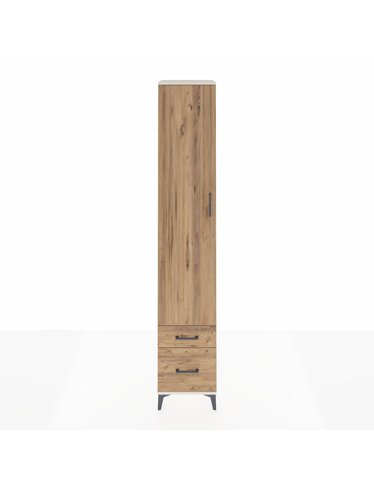 Hyperion Dolap 5 Raflı 2 Çekmeceli Tek Kapaklı 44x44x243 Aytaşı-Çam