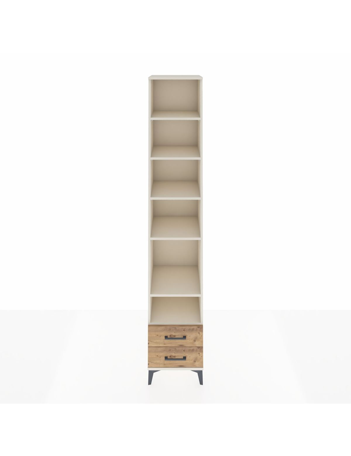 Hyperion Dolap 6 Raflı 2 Çekmeceli 44x44x243 Aytaşı-Çam