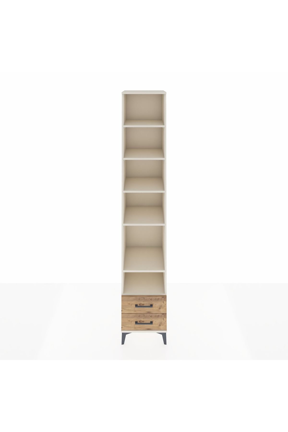 Hyperion Dolap 6 Raflı 2 Çekmeceli 44x44x243 Aytaşı-Çam