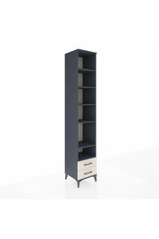 Hyperion Dolap 6 Raflı 2 Çekmeceli 44x44x243 Antrasit-Aytaşı