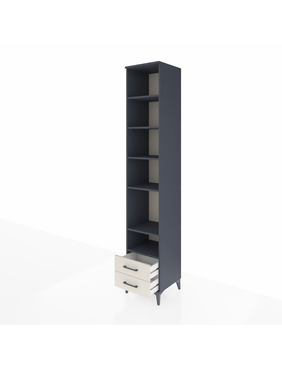 Hyperion Dolap 6 Raflı 2 Çekmeceli 44x44x243 - S64M039V4B