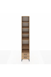 Hyperion Dolap 6 Raflı 2 Çekmeceli 44x44x243 Çam-Çam