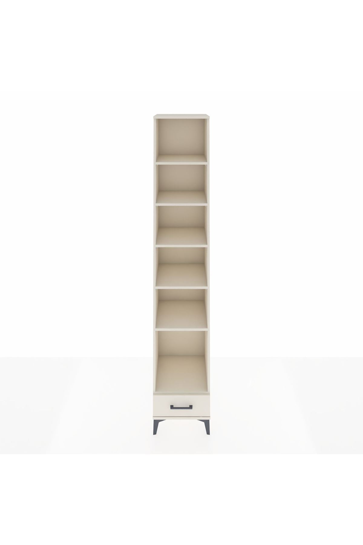 Hyperion Dolap 6 Raflı Tek Çekmeceli 44x44x243 Aytaşı-Aytaşı