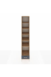 Hyperion Dolap 6 Raflı Tek Çekmeceli 44x44x243 Çam-Antrasit