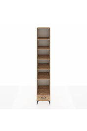 Hyperion Dolap 6 Raflı Tek Çekmeceli 44x44x243 Çam-Çam