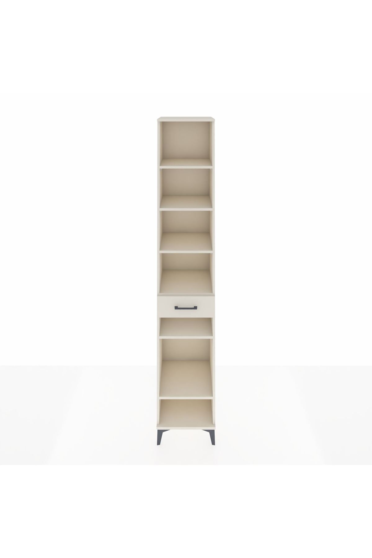 Hyperion Dolap 6 Raflı Tek Çekmeceli 44x44x243 Aytaşı-Aytaşı