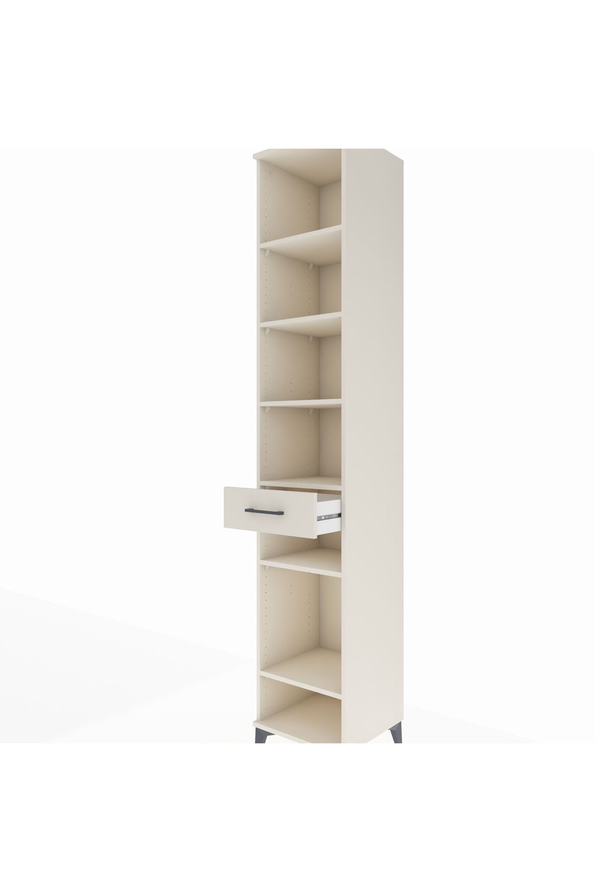 Hyperion Dolap 6 Raflı Tek Çekmeceli 44x44x243 Aytaşı-Aytaşı