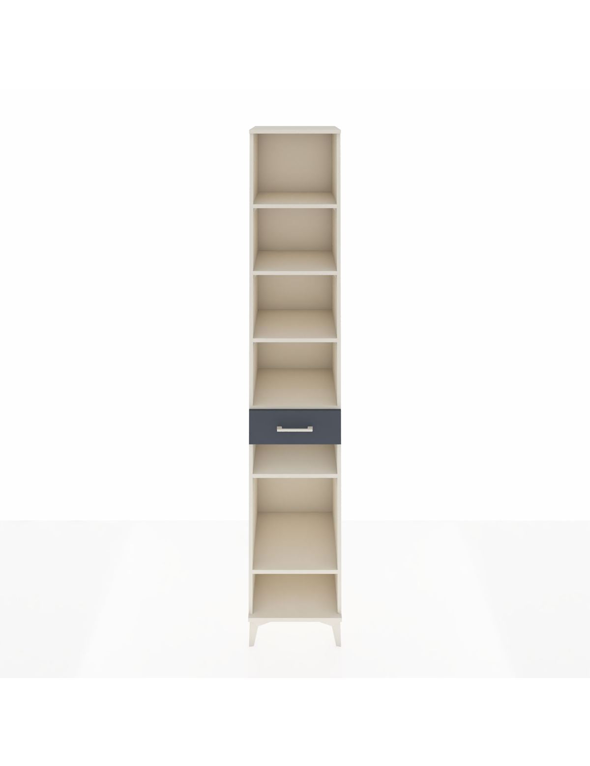 Hyperion Dolap 6 Raflı Tek Çekmeceli 44x44x243 Aytaşı-Antrasit