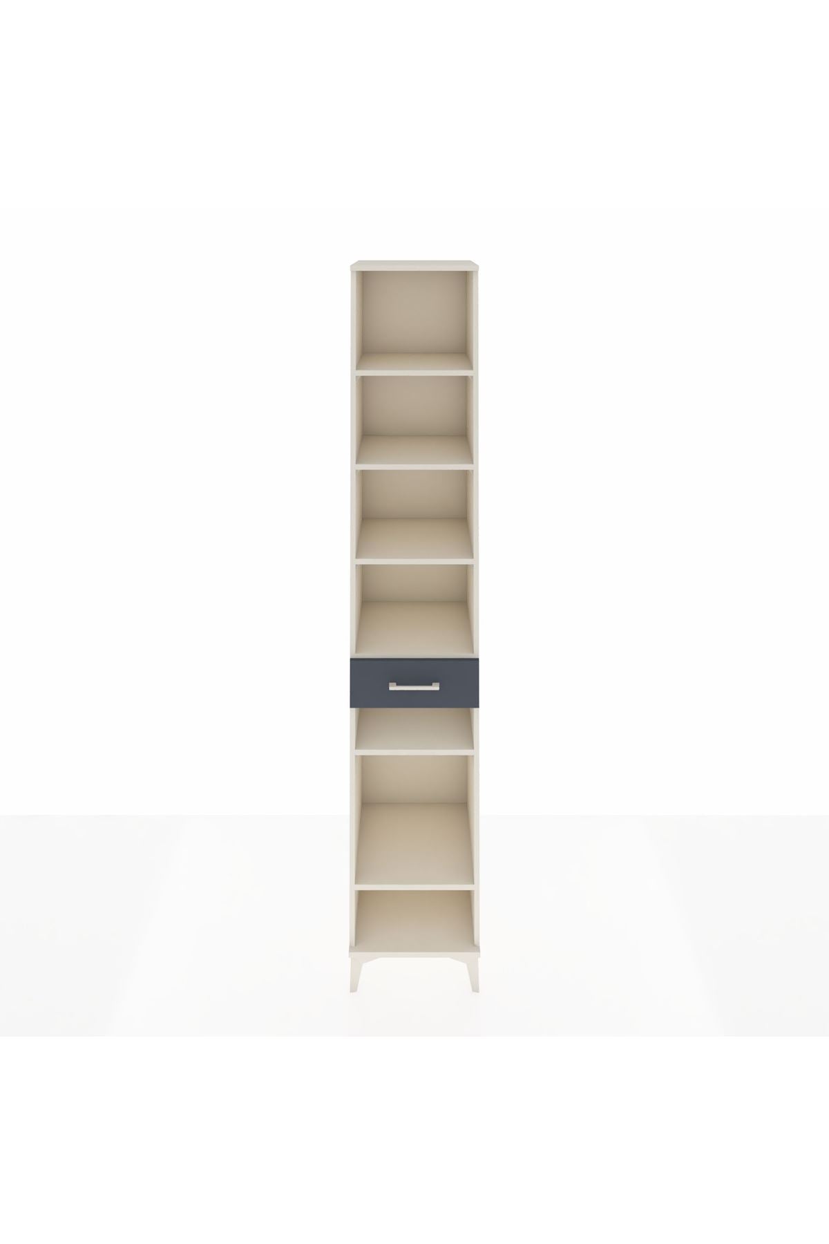 Hyperion Dolap 6 Raflı Tek Çekmeceli 44x44x243 Aytaşı-Antrasit