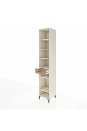 Hyperion Dolap 6 Raflı Tek Çekmeceli 44x44x243 Aytaşı-Çam