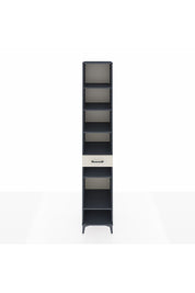 Hyperion Dolap 6 Raflı Tek Çekmeceli 44x44x243 Antrasit-Aytaşı