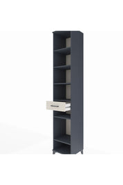 Hyperion Dolap 6 Raflı Tek Çekmeceli 44x44x243 Antrasit-Aytaşı