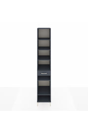 Hyperion Dolap 6 Raflı Tek Çekmeceli 44x44x243 Antrasit-Antrasit