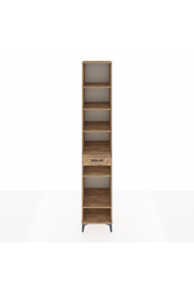 Hyperion Dolap 6 Raflı Tek Çekmeceli 44x44x243 Çam-Çam