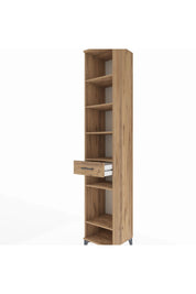 Hyperion Dolap 6 Raflı Tek Çekmeceli 44x44x243 Çam-Çam