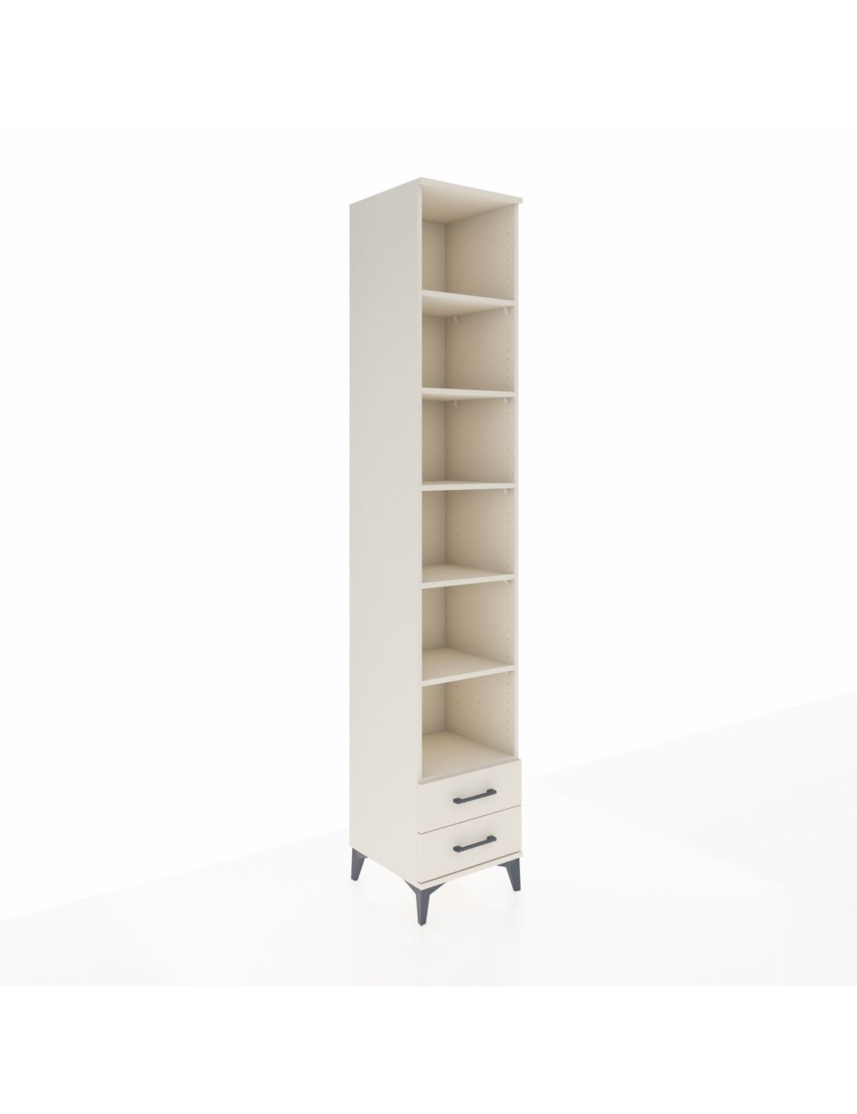 Hyperion Dolap 6 Raflı 2 Çekmeceli 44x44x243 Aytaşı-Aytaşı