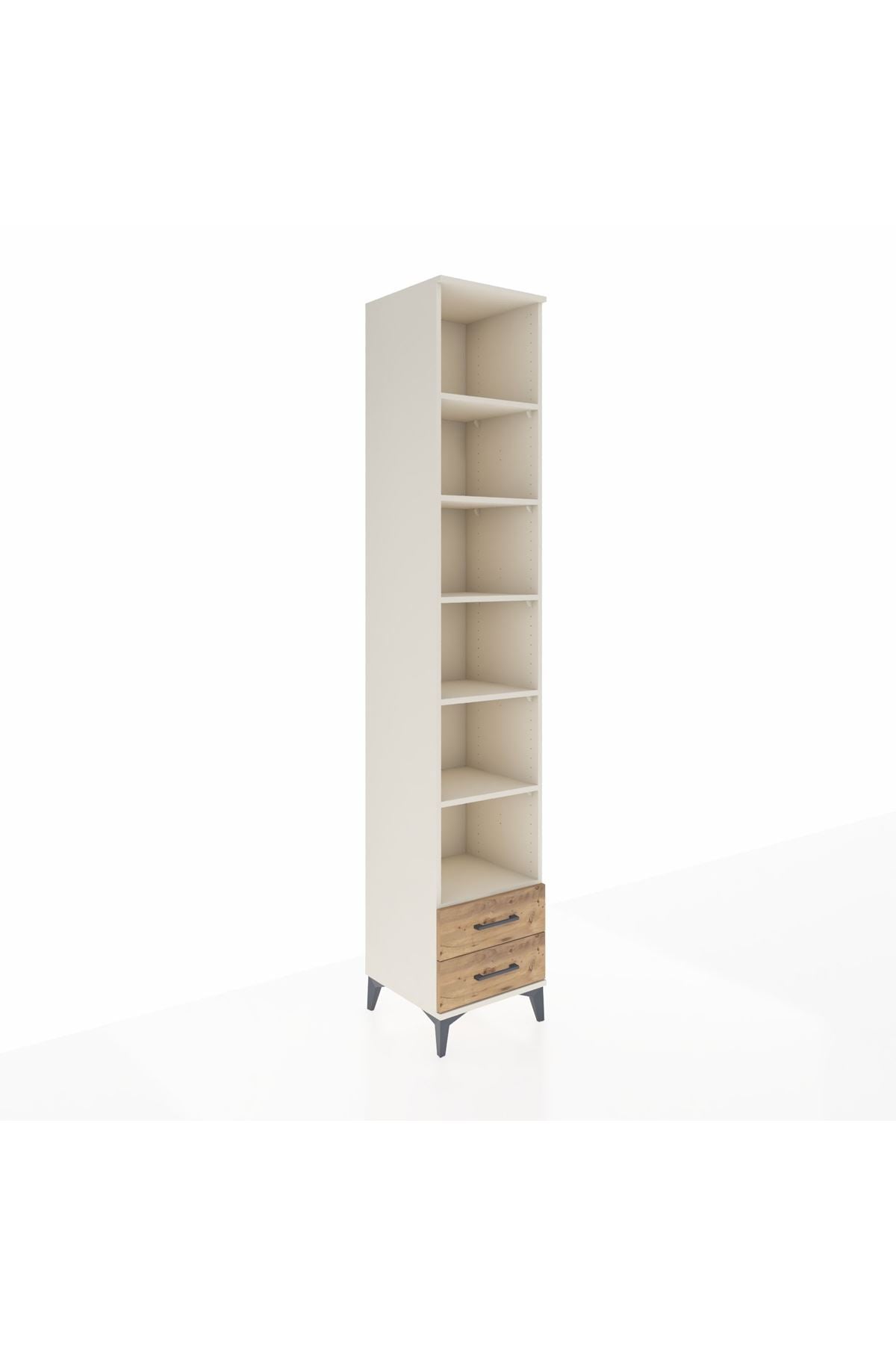 Hyperion Dolap 6 Raflı 2 Çekmeceli 44x44x243 Aytaşı-Çam