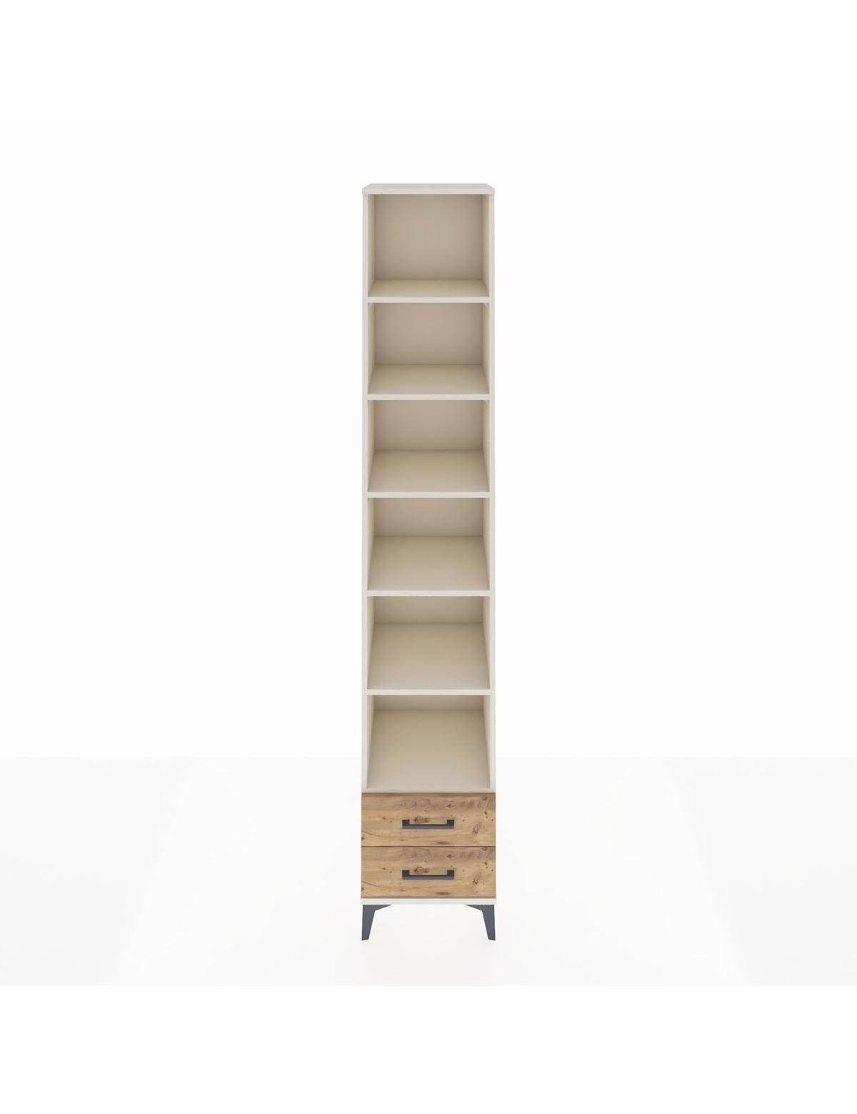 Hyperion Dolap 6 Raflı 2 Çekmeceli 44x44x243 Aytaşı-Çam