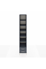 Hyperion Dolap 6 Raflı 2 Çekmeceli 44x44x243 Antrasit-Antrasit