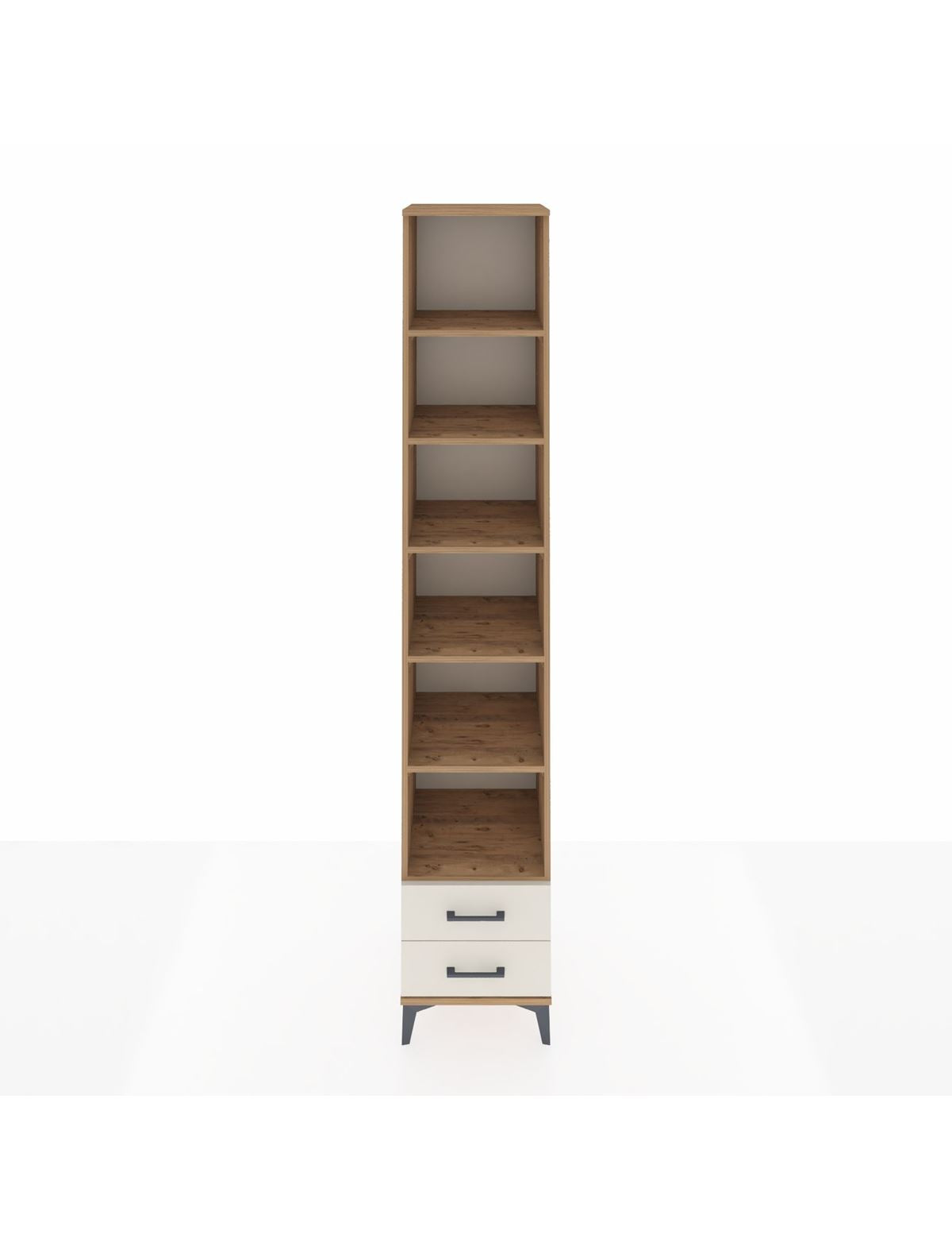 Hyperion Dolap 6 Raflı 2 Çekmeceli 44x44x243 Çam-Aytaşı