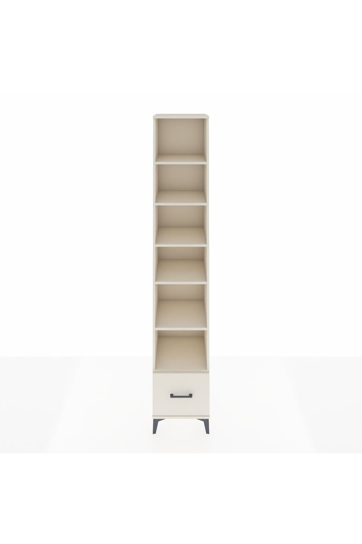 Hyperion Dolap 6 Raflı Tek Çekmeceli 44x44x243 Aytaşı-Aytaşı