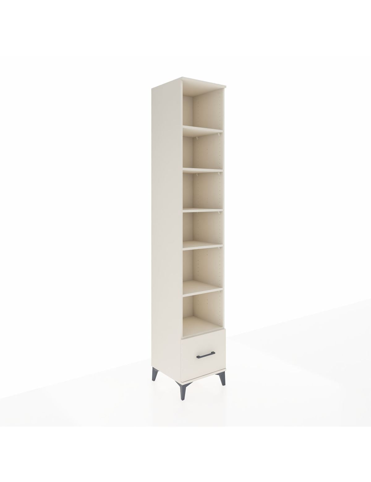 Hyperion Dolap 6 Raflı Tek Çekmeceli 44x44x243 Aytaşı-Aytaşı