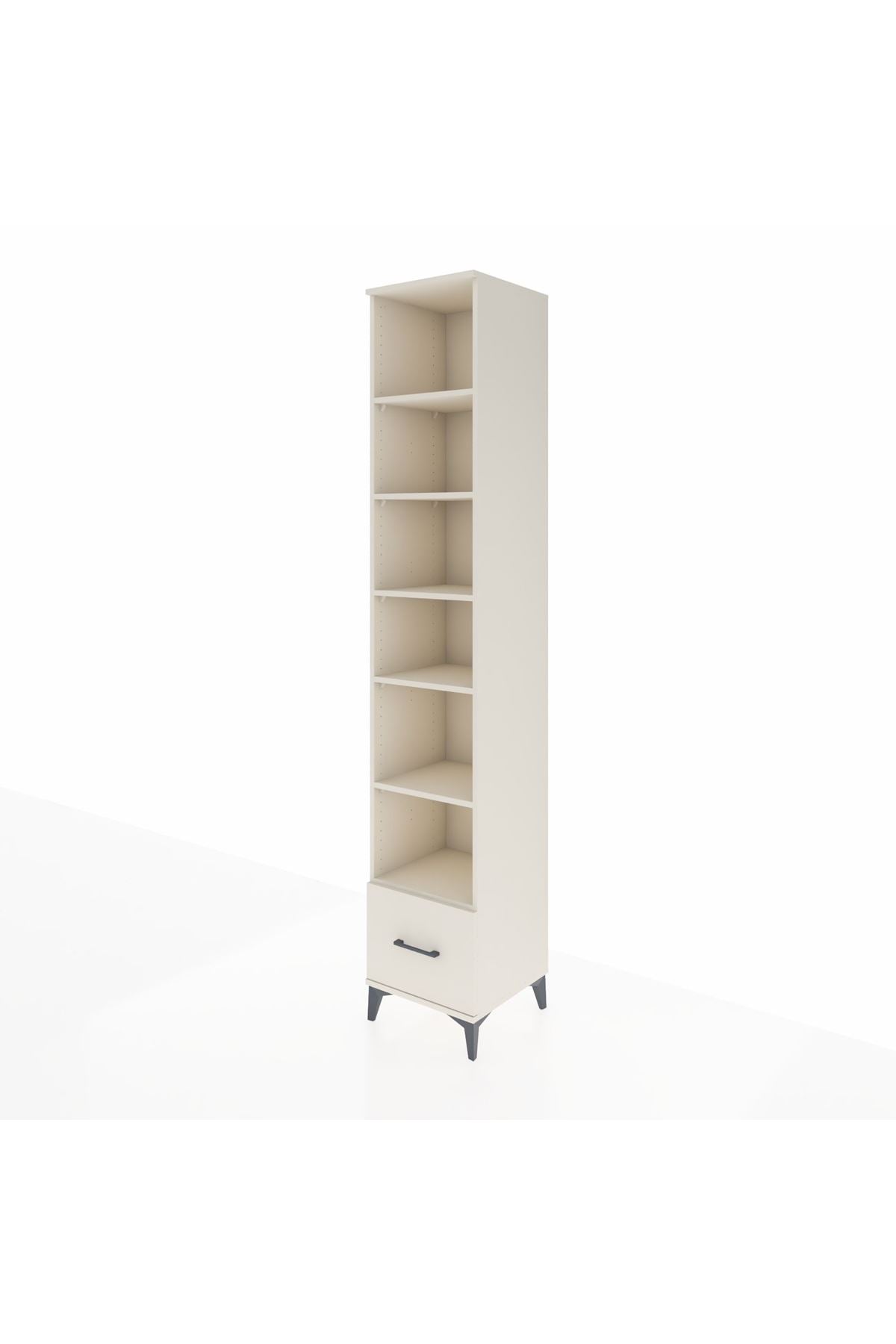 Hyperion Dolap 6 Raflı Tek Çekmeceli 44x44x243 Aytaşı-Aytaşı