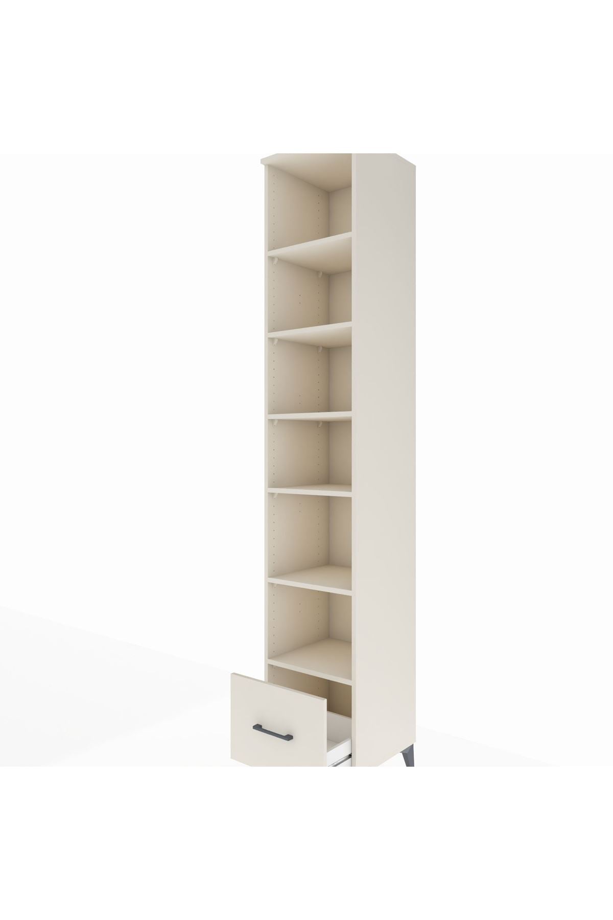 Hyperion Dolap 6 Raflı Tek Çekmeceli 44x44x243 Aytaşı-Aytaşı