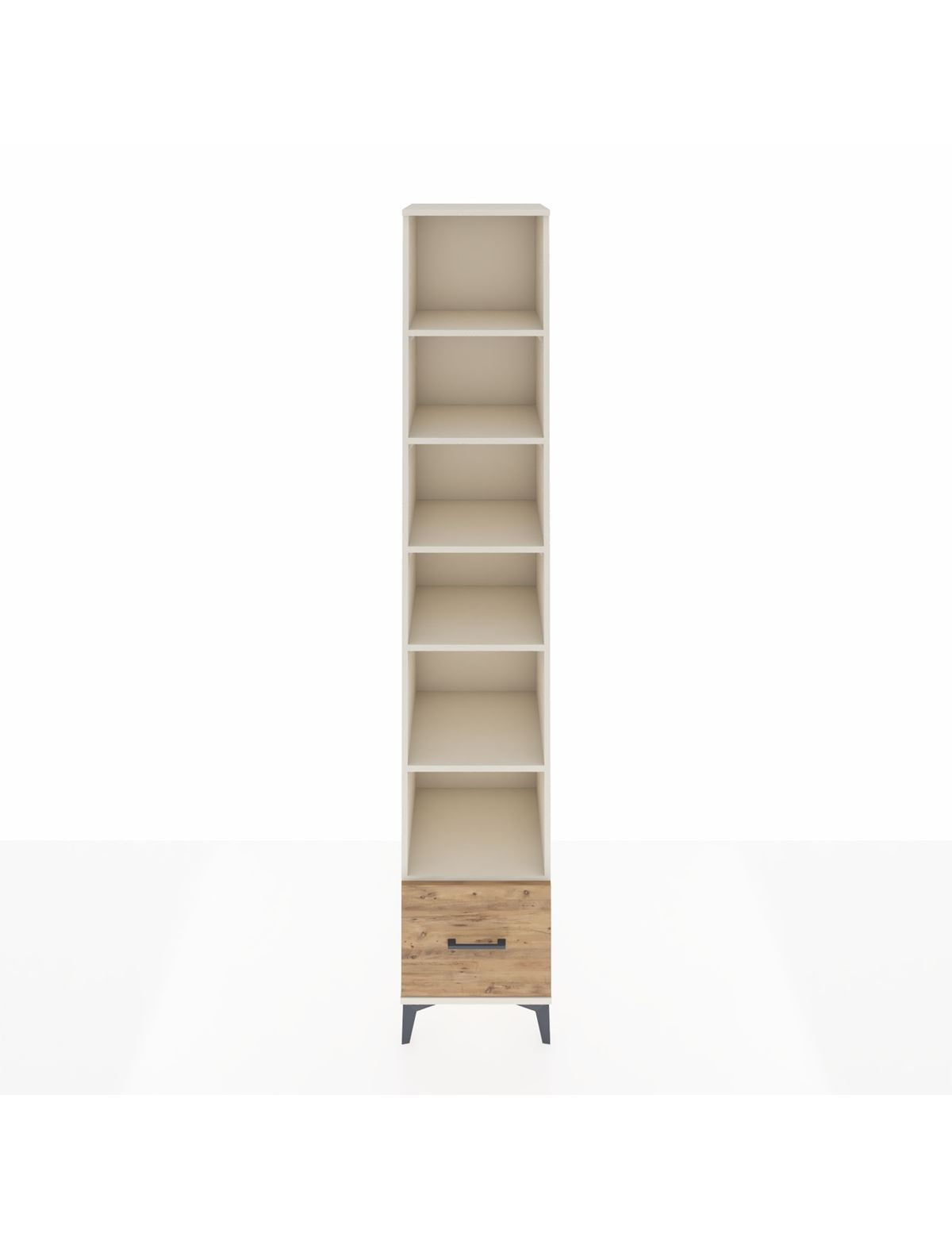 Hyperion Dolap 6 Raflı Tek Çekmeceli 44x44x243 Aytaşı-Çam