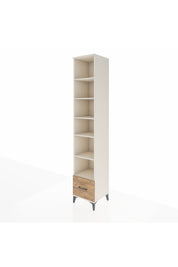 Hyperion Dolap 6 Raflı Tek Çekmeceli 44x44x243 Aytaşı-Çam