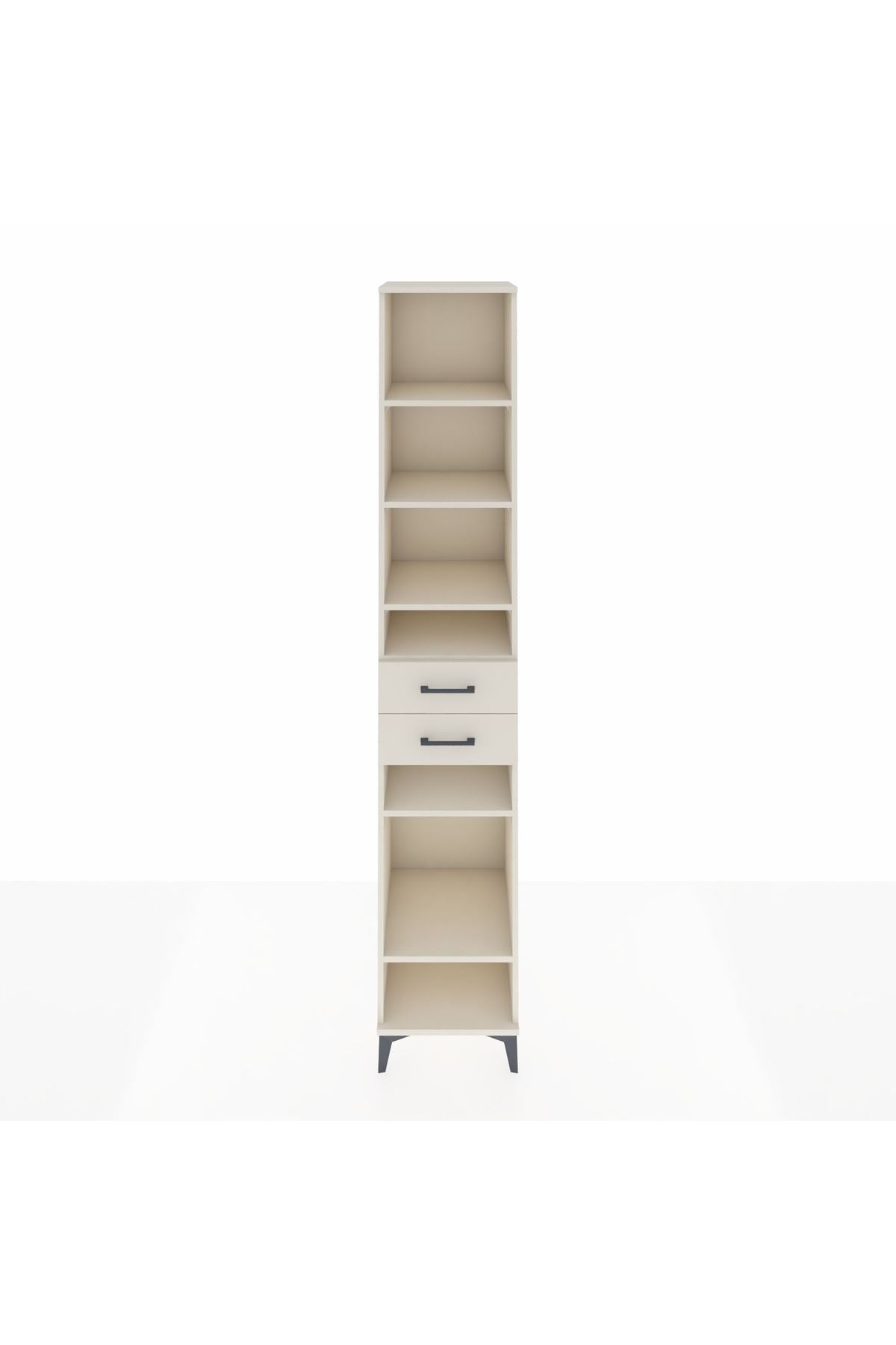 Hyperion Dolap 6 Raflı 2 Çekmeceli 44x44x243 Aytaşı-Aytaşı