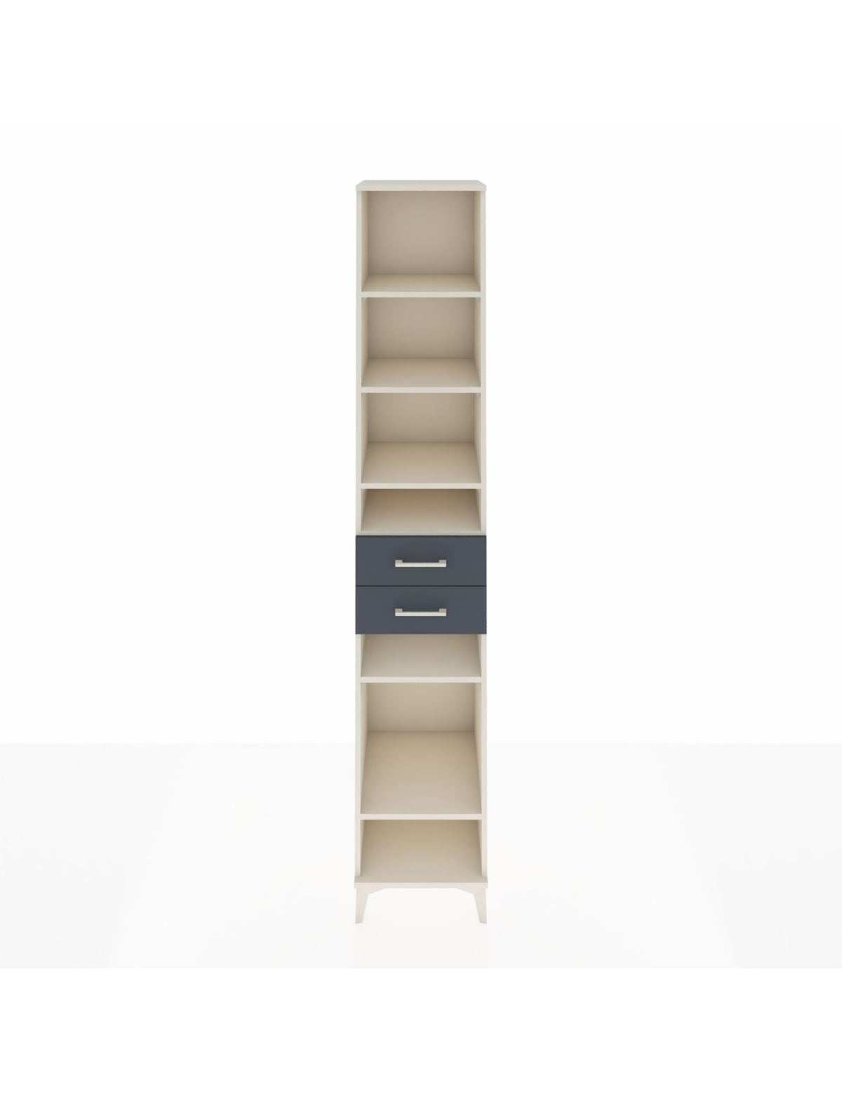 Hyperion Dolap 6 Raflı 2 Çekmeceli 44x44x243 Aytaşı-Antrasit